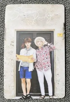 シュチム　JIMIN SUGA BTS　サマパケ　トレカ　カード　防弾少年団