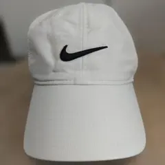 NIKE スウッシュマークキャップ ホワイト白 ワンサイズフリー ドライフィットのサムネイル
