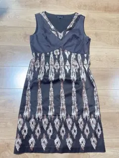 LauraAshley ノースリーブ膝丈ワンピース