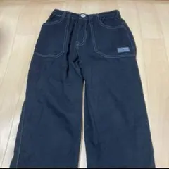 綿100% 長ズボン　ボトムス パンツ　140サイズ　黒