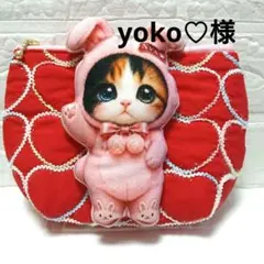 ころりんポーチ＆ぷっくりチャーム☆コヤンイサムチョン♡ケーキ猫
