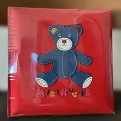 MIKI HOUSE フォトアルバム ベア刺繍 イエロー