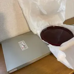 飛騨春慶 漆芸 丸盆 9号