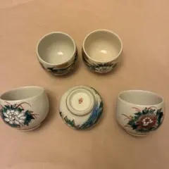 九谷焼 茶器揃 煎茶道具 金彩青粒 鉄仙 唐人図 6点 - メルカリ