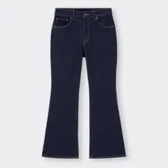 GU☆ミドルライズフレアジーンズB+EC(丈短め68.0cm)☆Sサイズ