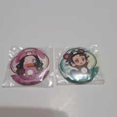 鬼滅の刃 えふぉるめ パジャキャラ 缶バッジ 炭治郎 禰豆子