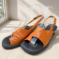 【CAMPER】カンペール Dina ディナ ローヒールサンダル 38 24cmのサムネイル