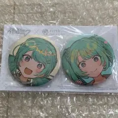 初音ミク earth music&ecology 缶バッジセット