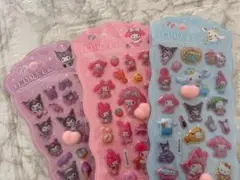 サンリオ ボンボンドロップシール おしりシール 3枚