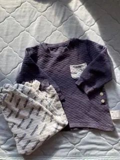 ユニクロ100cm キルトパジャマ