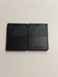 SONY PlayStation 2 メモリーカード 8MB 2個セット