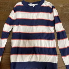 H&M ストライプ 長袖カットソー US 6-8Y