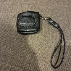 レザー コインケース ストラップ付き