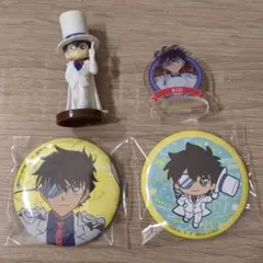 名探偵コナン　怪盗キッド　缶バッジ　フィギュア　アクスタ