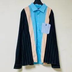 ラルフローレン RALPH LAUREN シャツ 切替 長袖 XL 刺繍ロゴ