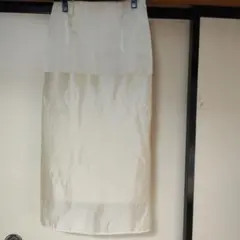 Mila Owen クリーム色 タイトスカート