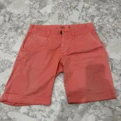 H&M メンズ ハーフパンツ ショートパンツ　レッド