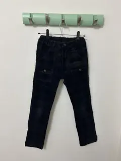 F.O.KIDS ブラックチェックコーデュロイパンツ 140のサムネイル
