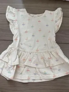 フタフタ　バレエ柄トップス