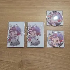 あんスタ　アニカフェ　アクスタ　缶バッジ　鉄虎