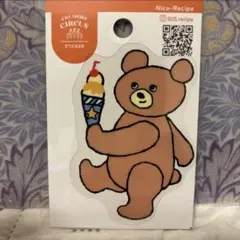 ニコアンド　クマタロー　ステッカー