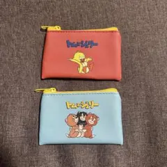 トムとジェリー　フラットミニポーチ　2個セット