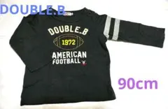 DOUBLEB　ダブルビー　ミキハウス　長袖　Tシャツ　カーキー　90cm