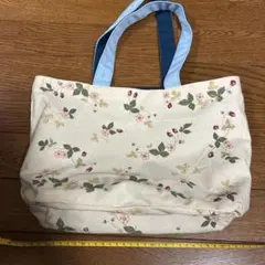 WEDGWOOD リバーシブル　花柄トートバッグ 約30cm x 24cmのサムネイル