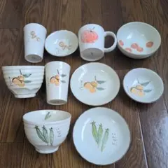 【新品】たち吉 橘  湯呑み マグカップ 小鉢 小皿  茶碗 汁椀  10点組
