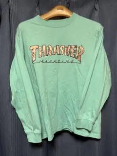 THRASHER ロングスリーブ Tシャツ ミントグリーン