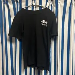 【STUSSY】ロゴ Tシャツ ブラック M（実寸XS〜S相当）コンパクト