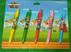 【新品未開封】USJスーパーニンテンドーワールド ボールペンセット