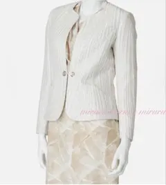 ★未使用タグ付★jun ashida★ノーカラージャケット★セレモニー★9号