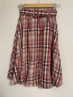 PROPORTION BODY DRESSING チェックスカート