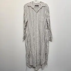 JET ドビーストライプロングシャツ ワールド