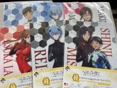 エヴァンゲリオン　クリアファイル&ステッカー6枚セット