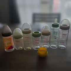 Pigeon等 哺乳瓶 7本セット　アタッチメント1つ
