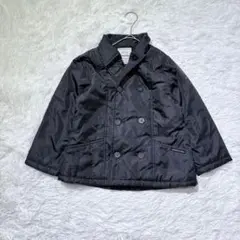 【べべ】ダウンジャケット 黒 ポリエステル100 キッズ 男の子 中綿 秋冬
