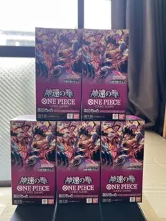 ワンピースカードゲーム　神速の拳　5BOX