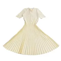 【極美品】CELFORD セルフォード ボウタイプリーツニットワンピース 38