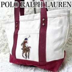 POLO RALPH LAUREN ポロベア　30周年限定　トートバッグ　レッド