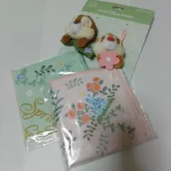 新品未使用 2022年 ディズニー ループ付きウォッシュタオル  チップ デール