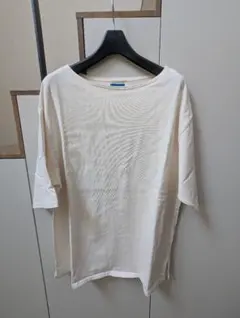 BEAMS 七分袖カットソー S アイボリー