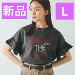 GLOBAL WORK グローバルワーク ヘビロッTEEフリルプリント 半袖 ③