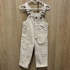 petit main サロペット 80 ベージュ