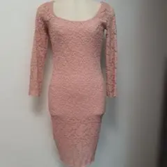 forever 21 body lace ワンピース ピンク サイズ s