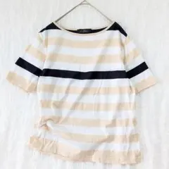 ​ウィエ ボーダー Tシャツ 綿 L フレンチカジュアル 定番 Y2Kのサムネイル