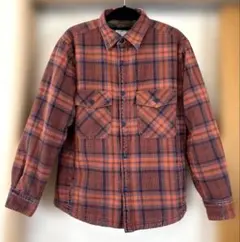 ベイフロー　ボアジャケット　チェック　レッド　サイズS