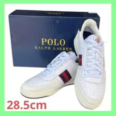 送料込Polo Ralph Lauren スニーカー ホワイト/レッド/ネイビー