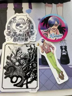 1577：ジャンケットバンク 原画展缶バッジ ステッカー 叶 2025年最新】ジャンケットバンク 缶バッジ 叶の人気アイテム